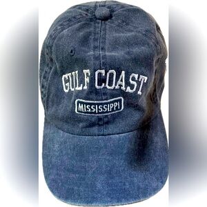 Gulf Coast Mississippi adjustable  denim Hat. New with tags. Unisex